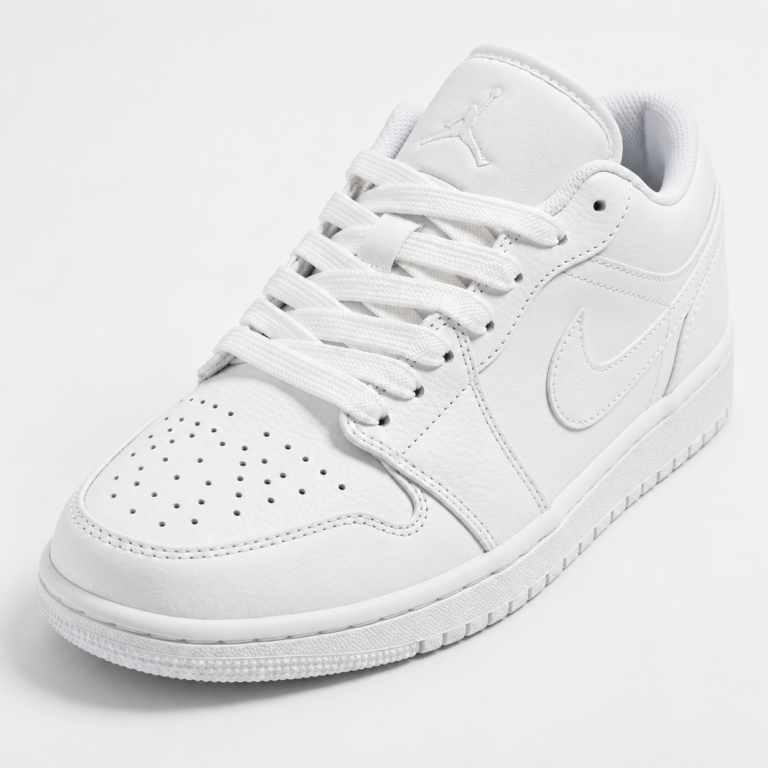 Air Jordan 1 Low — Blanc Intégral