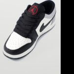 Air Jordan 1 Low — Blanc / Noir / Rouge / Gris