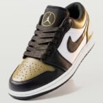 Air Jordan 1 Low — Noir / Blanc / Khzi